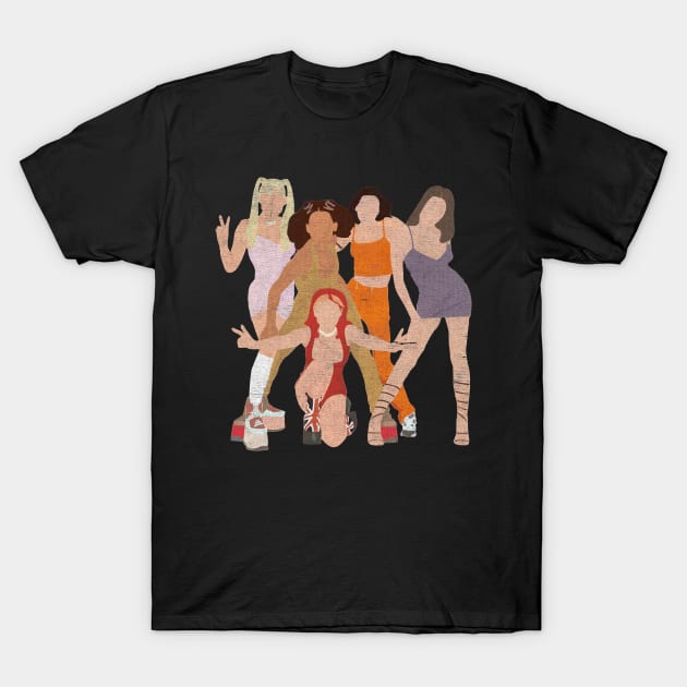 girls spice music 90s T-Shirt by TapABCD